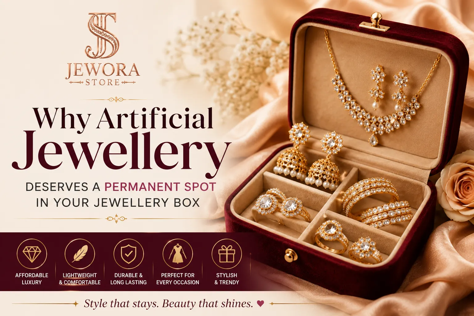 Why Artificial Jewellery Deserves a Permanent Place in Every Woman’s Jewellery Collection